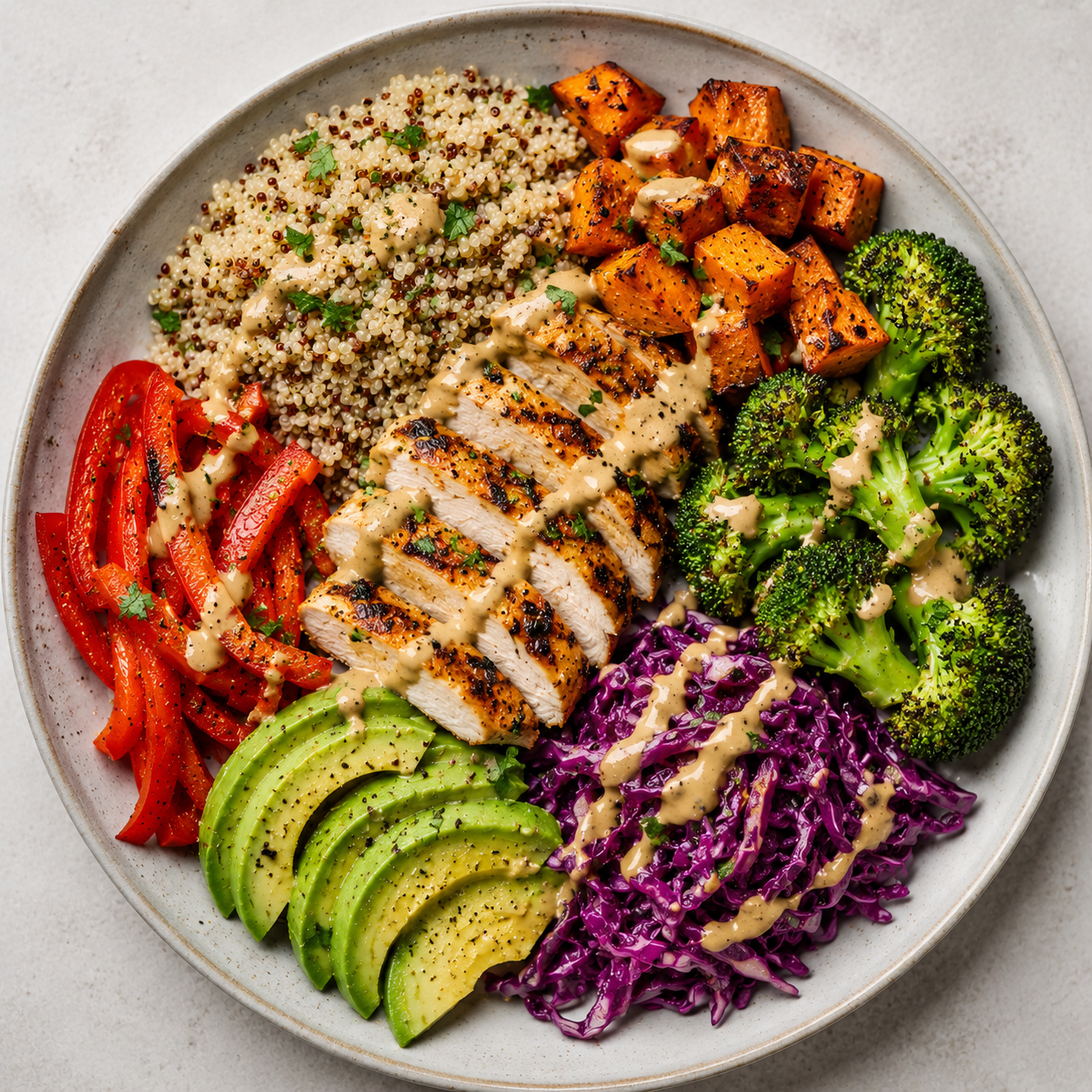 Modular meal prep plate